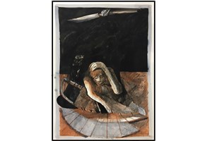 AA 024 - Rogério Ribeiro, Técnica mista sobre papel 77x57 cm, 1999
